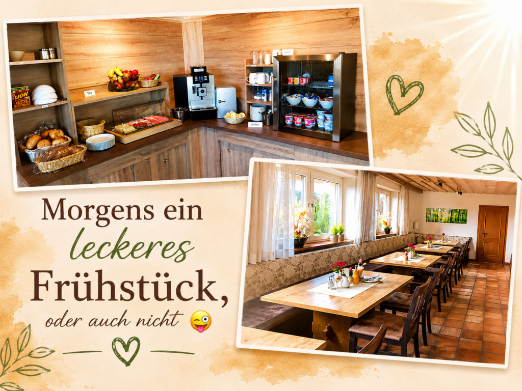 Frühstück im Büchelsteiner Hof in Grattersdorf