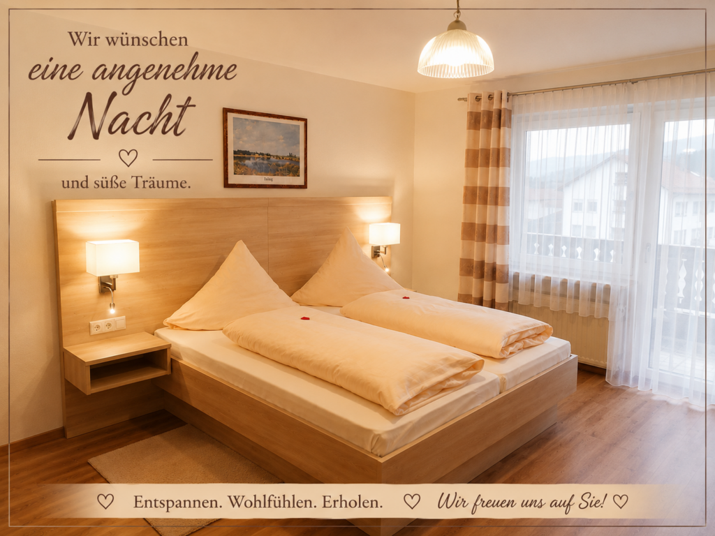 Zimmer Beispiel vom Büchelsteiner Hof in Grattersdorf
