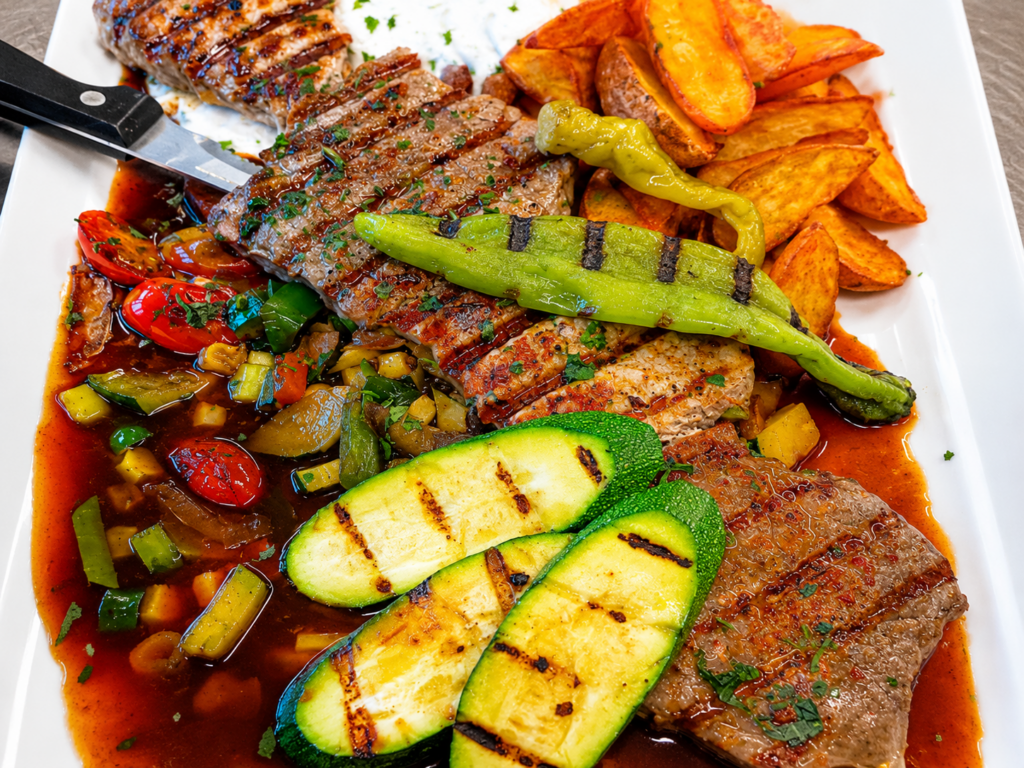 Grillspieß eine Spezialität vom Büchelsteiner Hof in Grattersdorf