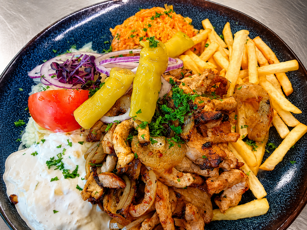 Gyros-Teller nach Art des Büchelsteiner Hof in Grattersdorf
