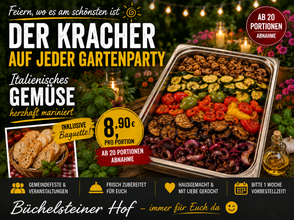 Partyservice - Catering vom Büchelsteiner Hof in Grattersdorf
