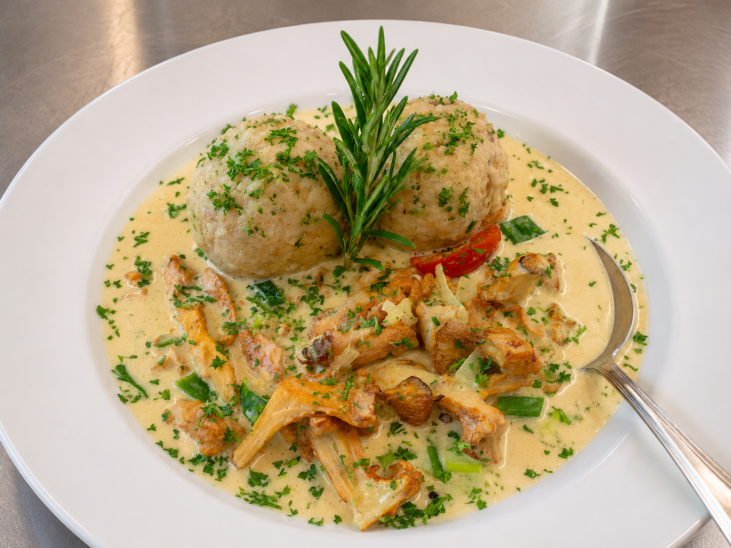 Frische Pfifferlinge im Büchelsteiner Hof in Grattersdorf - frische saisonale Küche