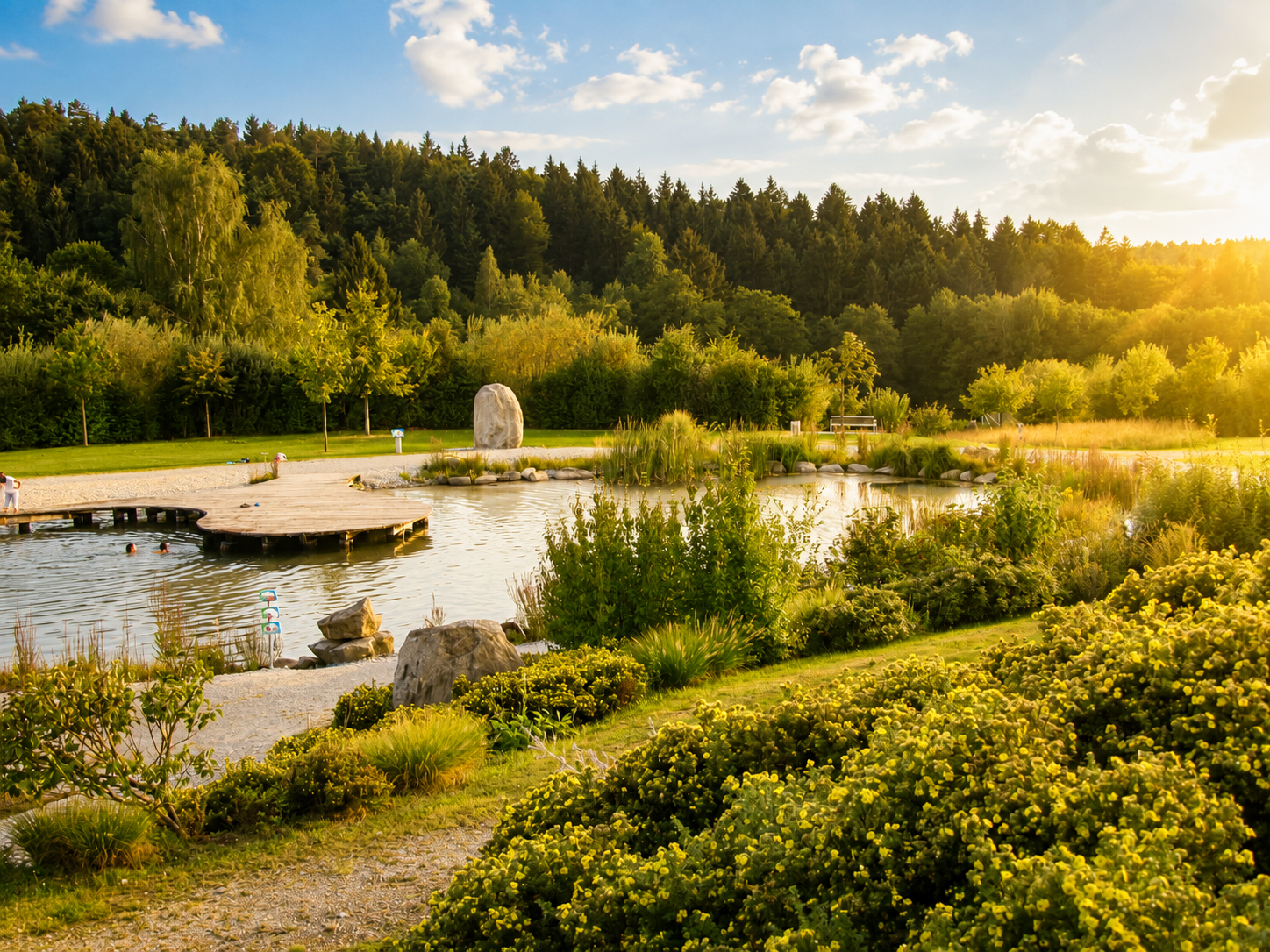 Fengh Shui Park Lalling ca. 5 Minuten vom Büchelsteiner Hof in Grattersdorf entfernt